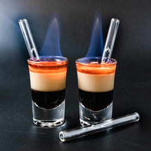 Charger l'image dans la galerie, pailles en verre pour la gastronomie - 10 cm