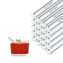 Charger l'image dans la galerie, pailles en verre pour la gastronomie - 10 cm