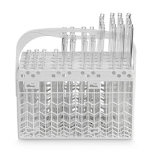 Load image into Gallery viewer, glass straw straw rinsing basket Cutlery basket for glass straws up to 80 pieces