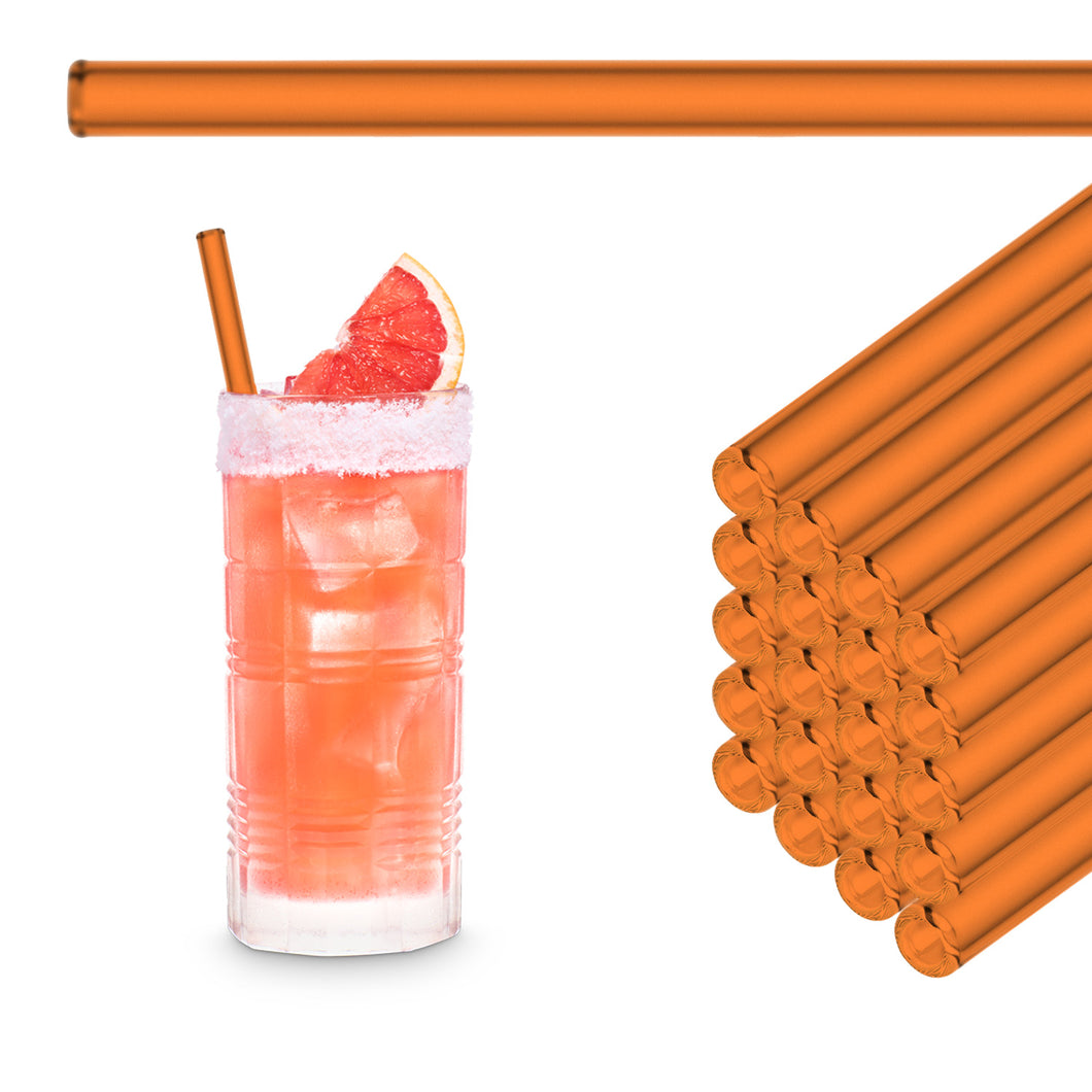 Glass Straws for Hospitality - 8 inch (20cm)