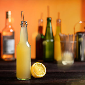 Glasstrohhalme für die Gastronomie - 27 cm perfekt für Kukki Cocktail Flaschen