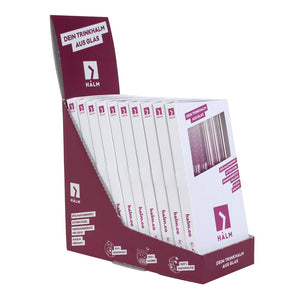 Glass straws for resale - 10 pack mixed sets